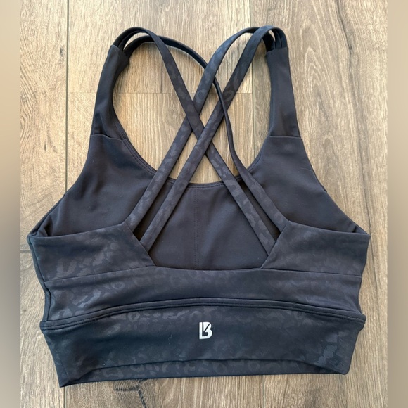 Buffbunny Rosa Sports Bra in Black Leopard Size Small - Picture 2 of 6